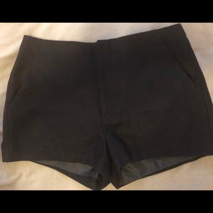 Topshop navy blue wool shorts size 6 US
